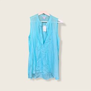 Nautica Light Blue Sleeveless Blouse